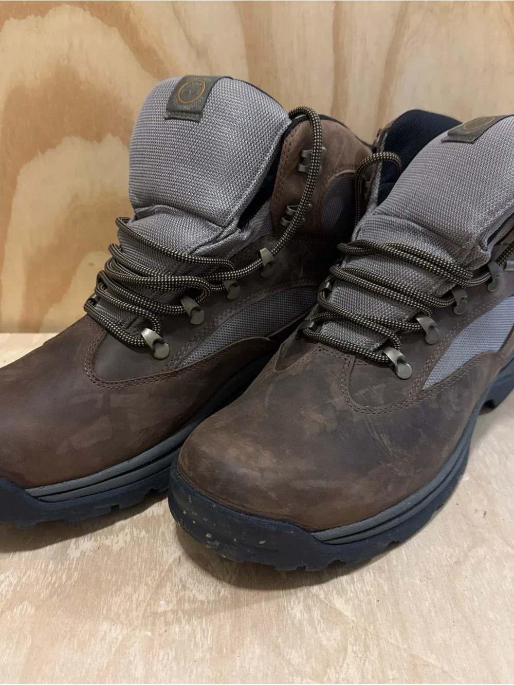 Timberland Chocorua Waterproof Mid Hiker Men Sz 13Wide/Md Boot  Brown Full Grain
